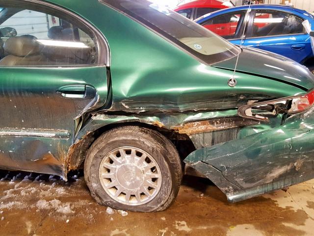 1MEFM53S2XG659397 - 1999 MERCURY SABLE LS GREEN photo 10