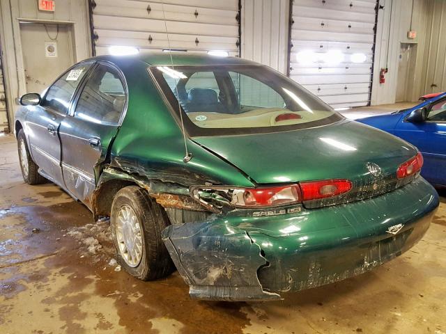 1MEFM53S2XG659397 - 1999 MERCURY SABLE LS GREEN photo 3