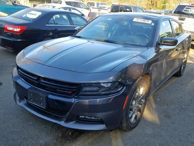 2C3CDXJG2HH557803 - 2017 DODGE CHARGER SX GRAY photo 2