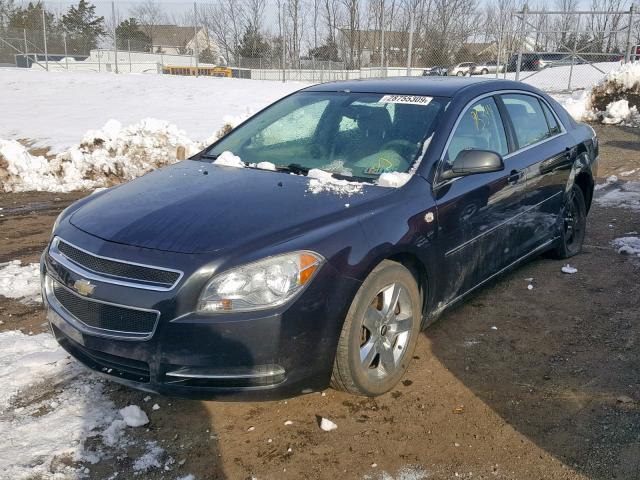 1G1ZH57B684299978 - 2008 CHEVROLET MALIBU 1LT 黑色 照片 2