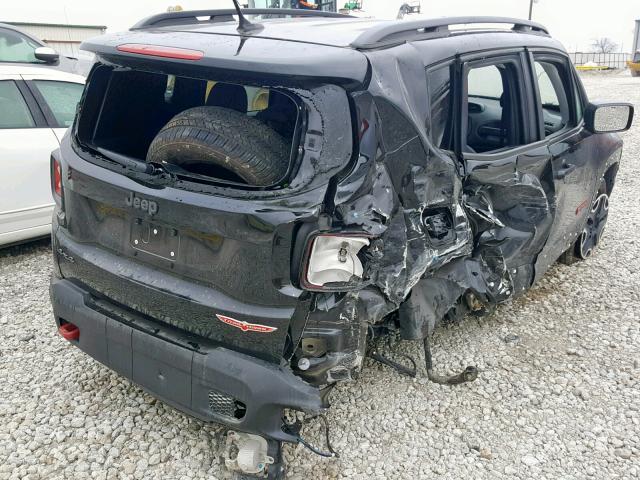 ZACCJBCT5FPB33559 - 2015 JEEP RENEGADE T BLACK photo 4