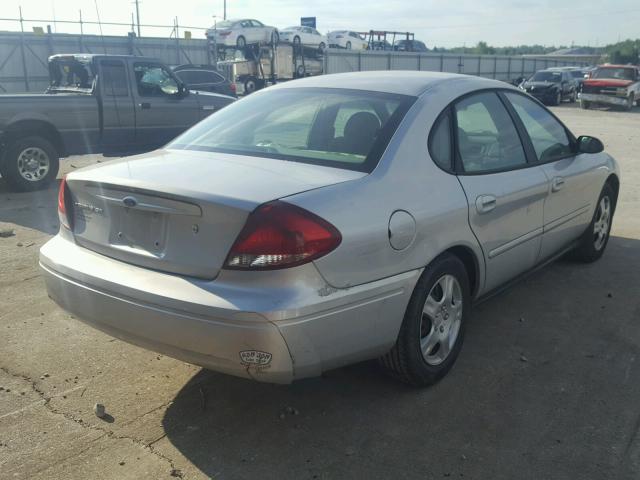 1FAHP53U65A309988 - 2005 FORD TAURUS SE SILVER photo 4