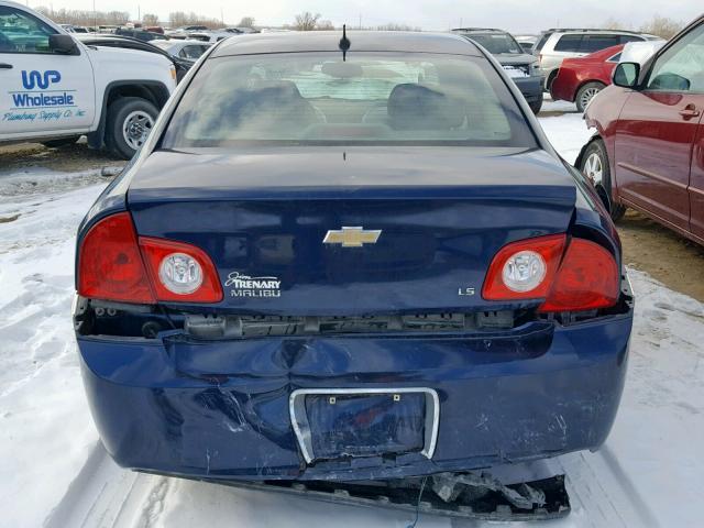 1G1ZG57BX94202589 - 2009 CHEVROLET MALIBU LS 蓝色 照片 9