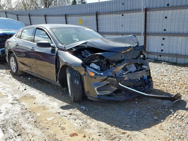 1G1ZB5ST8JF113675 - 2018 CHEVROLET MALIBU LS ნაცრისფერი ფოტო 1