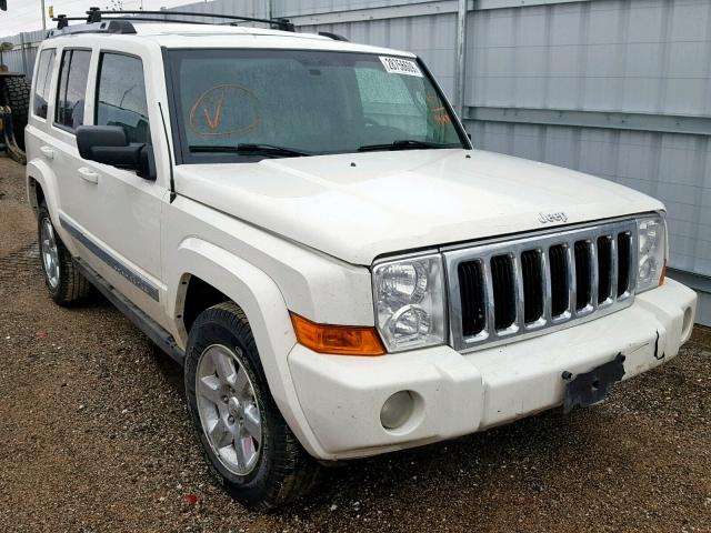 1J8HG58P27C654948 - 2007 JEEP COMMANDER WHITE photo 1