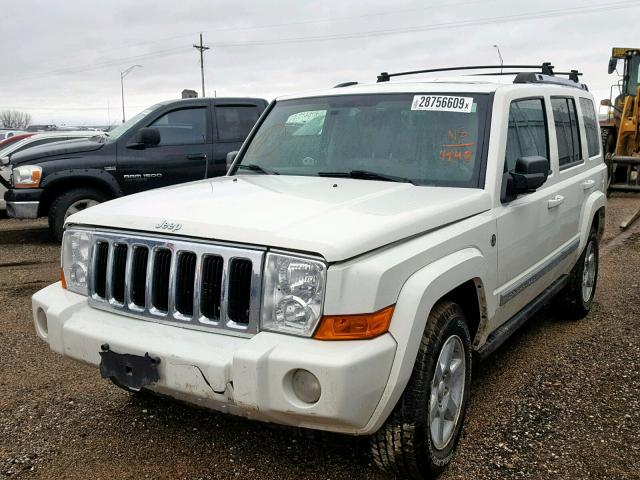 1J8HG58P27C654948 - 2007 JEEP COMMANDER WHITE photo 2