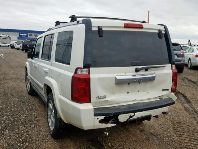 1J8HG58P27C654948 - 2007 JEEP COMMANDER WHITE photo 3