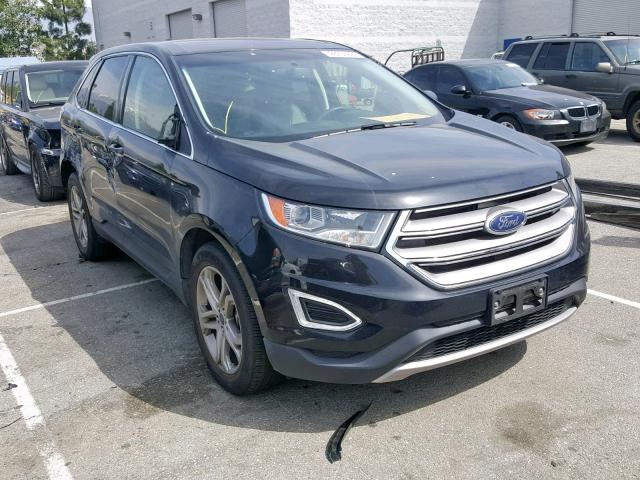 2FMPK3K98GBC37622 - 2016 FORD EDGE TITAN BLACK photo 1