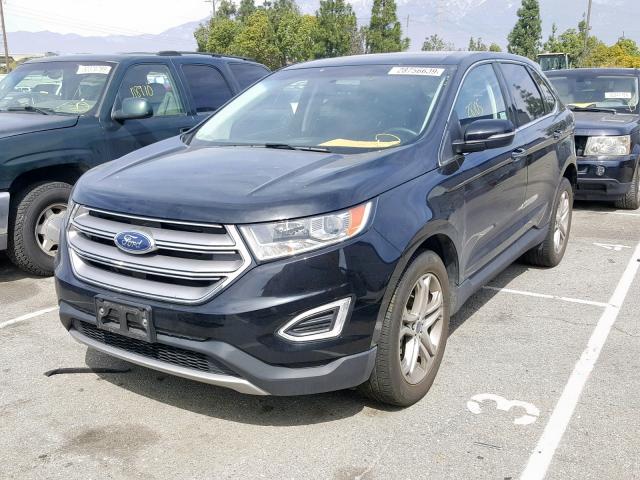 2FMPK3K98GBC37622 - 2016 FORD EDGE TITAN BLACK photo 2