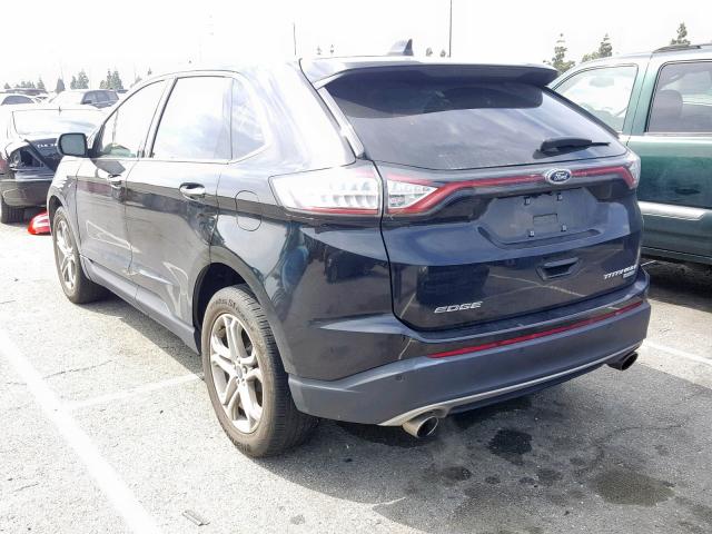 2FMPK3K98GBC37622 - 2016 FORD EDGE TITAN BLACK photo 3