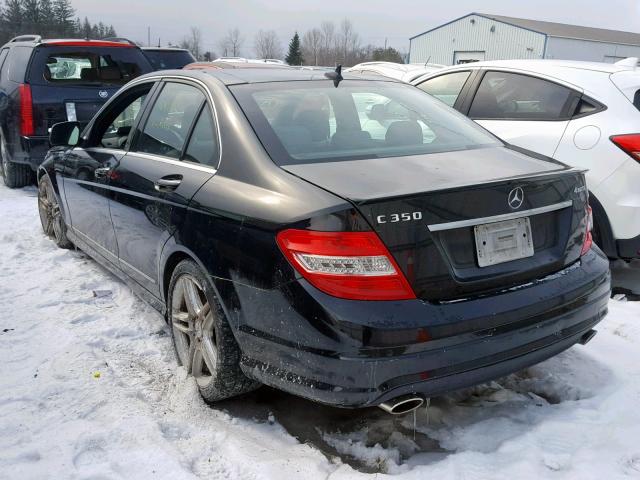 WDDGF87X29F339860 - 2009 MERCEDES-BENZ C 350 4MAT BLACK photo 3