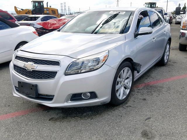 1G11E5SA3DF241006 - 2013 CHEVROLET MALIBU 2LT SILVER photo 2