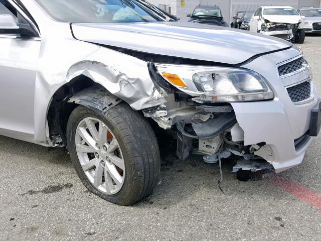 1G11E5SA3DF241006 - 2013 CHEVROLET MALIBU 2LT SILVER photo 9