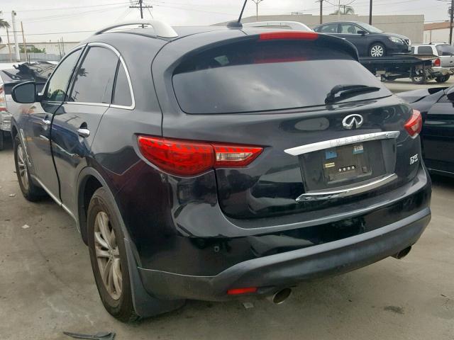 JNRAS18U09M102643 - 2009 INFINITI FX35 BLACK photo 3