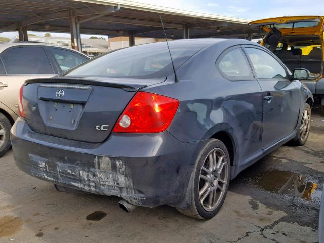 JTKDE167760120358 - 2006 TOYOTA SCION TC ნაცრისფერი ფოტო 4