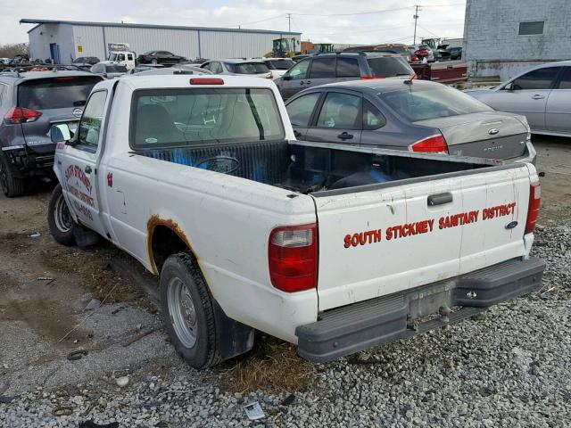 1FTYR10E91PA25482 - 2001 FORD RANGER WHITE photo 3