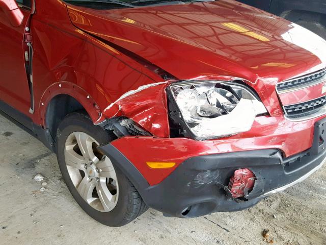 3GNAL2EK2ES560112 - 2014 CHEVROLET CAPTIVA LS 勃艮第红 照片 9