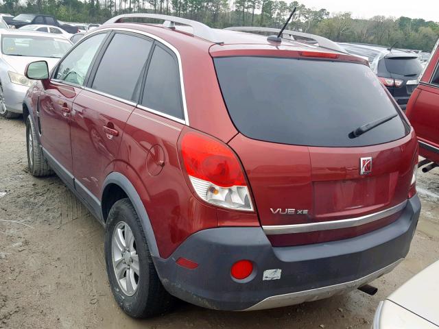 3GSCL33P68S554862 - 2008 SATURN VUE XE BURGUNDY photo 3