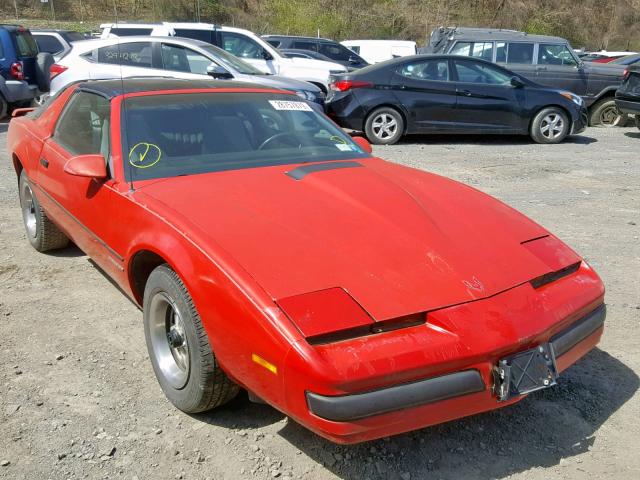 1G2FS87S3GN250795 - 1986 PONTIAC FIREBIRD RED photo 1