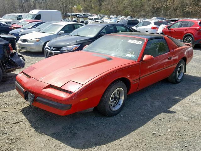 1G2FS87S3GN250795 - 1986 PONTIAC FIREBIRD RED photo 2