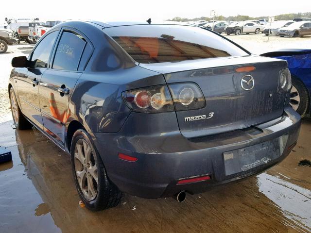 JM1BK32FX81172774 - 2008 MAZDA 3 I GRAY photo 3