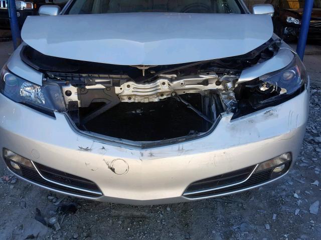 19UUA8F59EA007354 - 2014 ACURA TL TECH SILVER photo 9