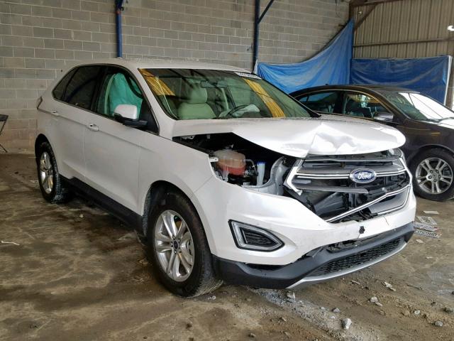 2FMPK3J97GBB25556 - 2016 FORD EDGE SEL WHITE photo 1