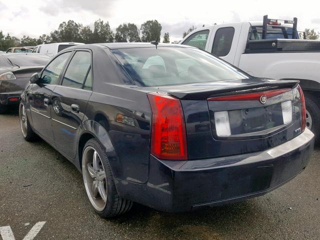 1G6DP567850208619 - 2005 CADILLAC CTS HI FEA BLACK photo 3