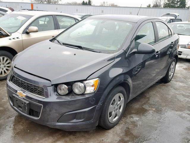 1G1JA5SH6G4170392 - 2016 CHEVROLET SONIC LS 黑色 照片 2