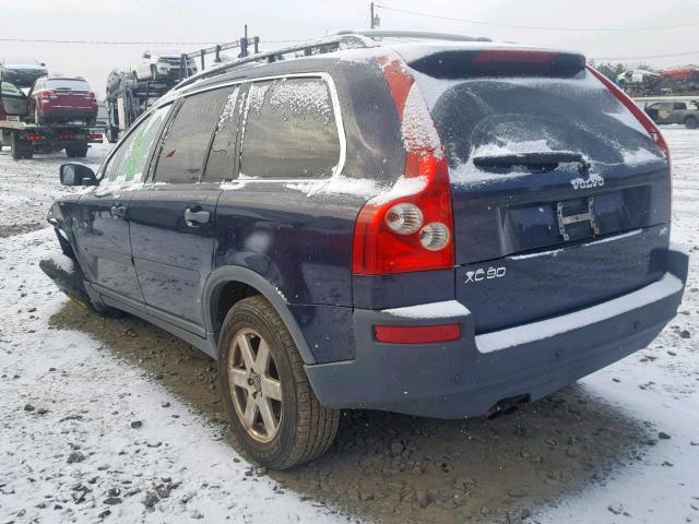 YV4CZ592761225875 - 2006 VOLVO XC90 BLUE photo 3