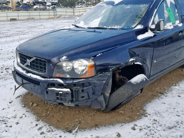 YV4CZ592761225875 - 2006 VOLVO XC90 BLUE photo 9