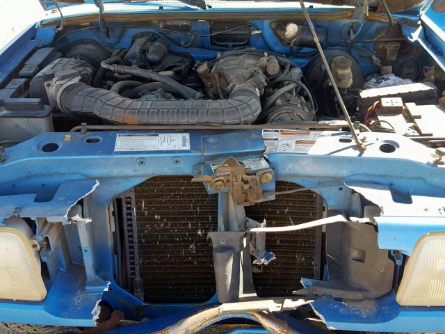 1FTCR11XXPPA88822 - 1993 FORD RANGER BLUE photo 7