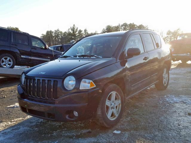 1J8FF47B49D101936 - 2009 JEEP COMPASS SP შავი ფოტო 2
