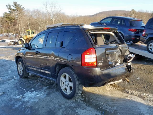 1J8FF47B49D101936 - 2009 JEEP COMPASS SP შავი ფოტო 3