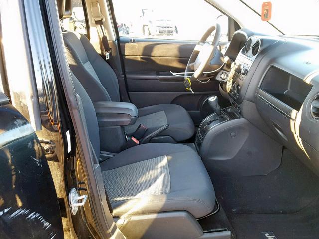 1J8FF47B49D101936 - 2009 JEEP COMPASS SP შავი ფოტო 5