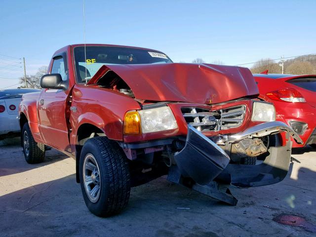 1FTYR10D41TA78220 - 2001 FORD RANGER RED photo 1