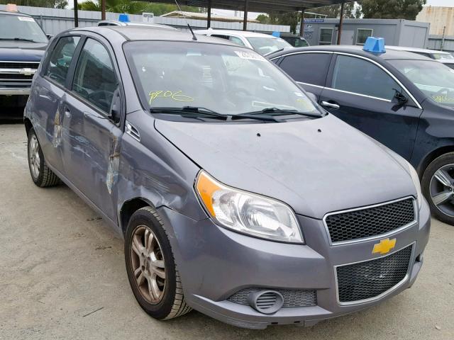 KL1TD6DE1BB240506 - 2011 CHEVROLET AVEO LS GRAY photo 1