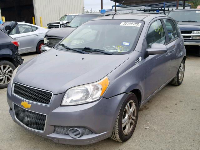 KL1TD6DE1BB240506 - 2011 CHEVROLET AVEO LS GRAY photo 2