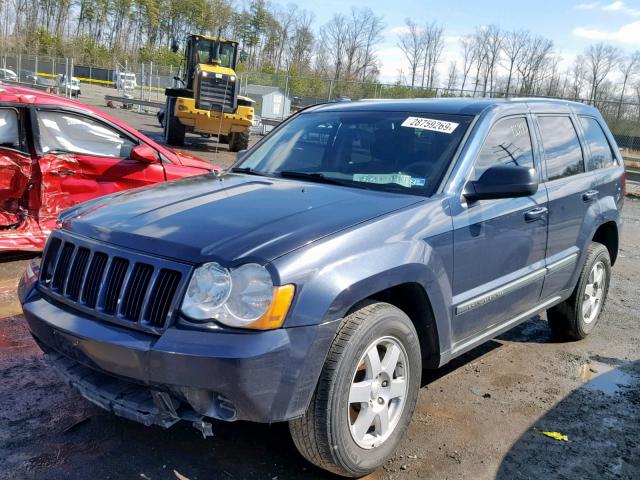 1J8GR48K18C223331 - 2008 JEEP GRAND CHER BLUE photo 2