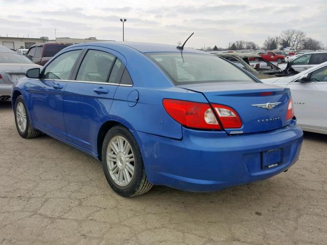 1C3LC56R78N267713 - 2008 CHRYSLER SEBRING TO BLUE photo 3