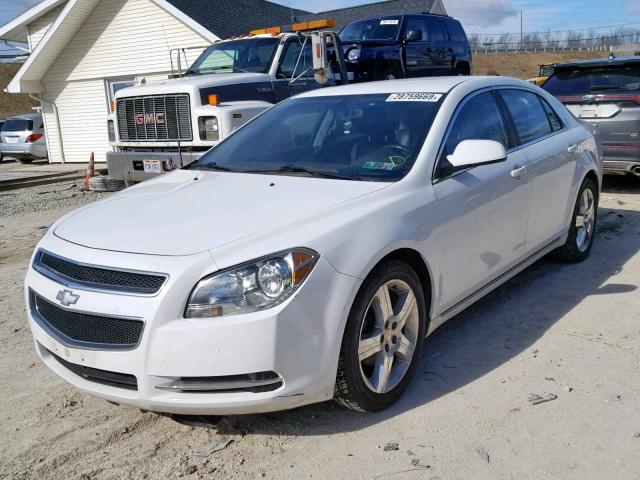 1G1ZD5E14BF368281 - 2011 CHEVROLET MALIBU 2LT WHITE photo 2