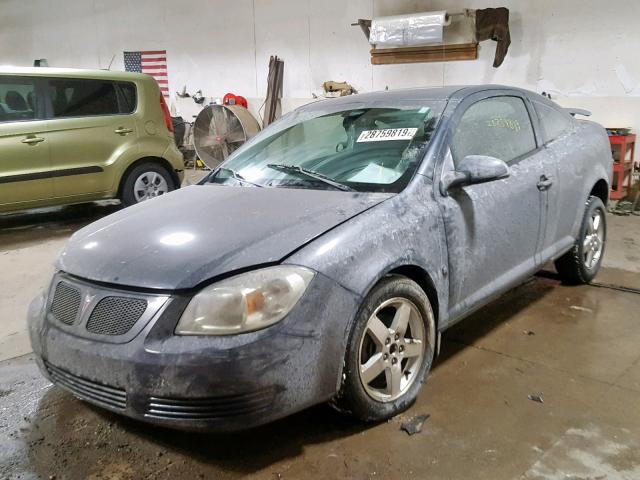 1G2AL18H797122066 - 2009 PONTIAC G5 BLUE photo 2