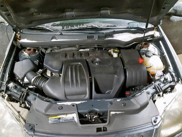 1G2AL18H797122066 - 2009 PONTIAC G5 BLUE photo 7