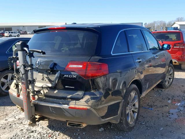 2HNYD2H70AH532649 - 2010 ACURA MDX ADVANC BLACK photo 4