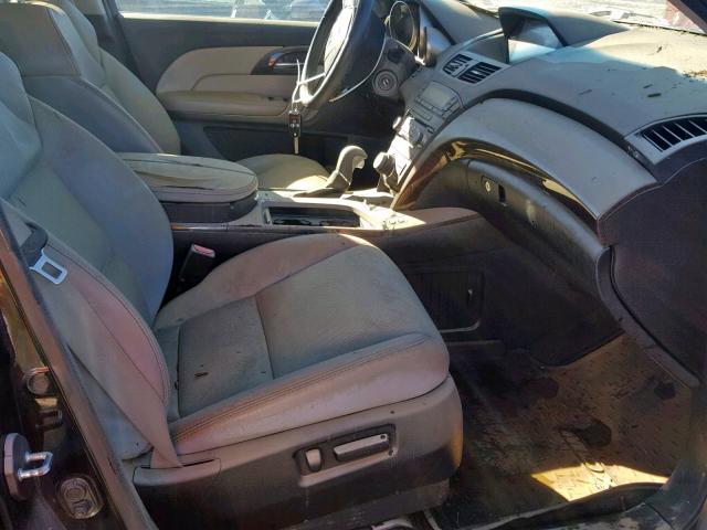 2HNYD2H70AH532649 - 2010 ACURA MDX ADVANC BLACK photo 5