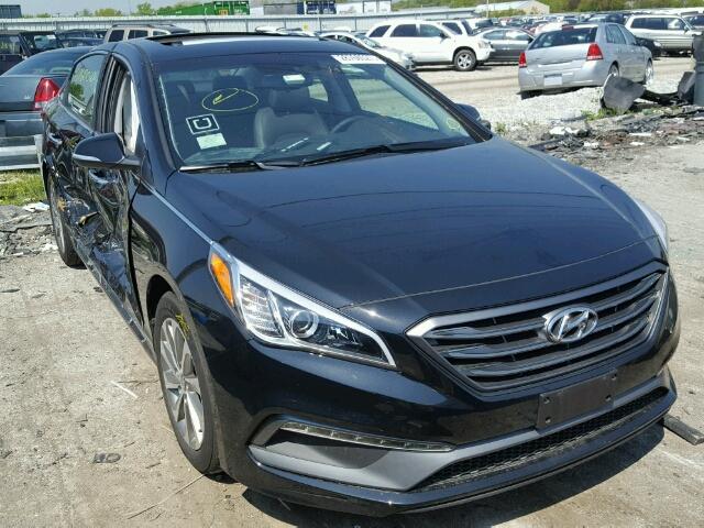 5NPE34AF3HH529285 - 2017 HYUNDAI SONATA SPO BLACK photo 1