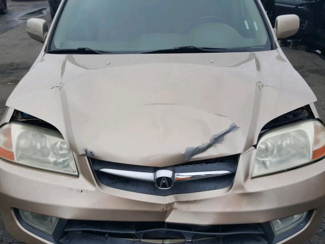 2HNYD188X2H515913 - 2002 ACURA MDX TOURIN GOLD photo 7