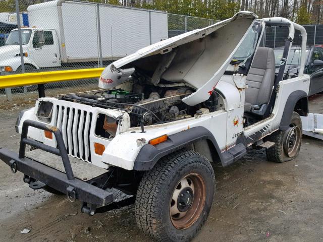 2J4FY29S5NJ540307 - 1992 JEEP WRANGLER / WHITE photo 2