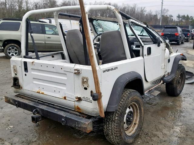 2J4FY29S5NJ540307 - 1992 JEEP WRANGLER / WHITE photo 4