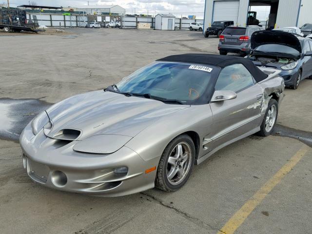 2G2FV32G522150408 - 2002 PONTIAC FIREBIRD T TAN photo 2